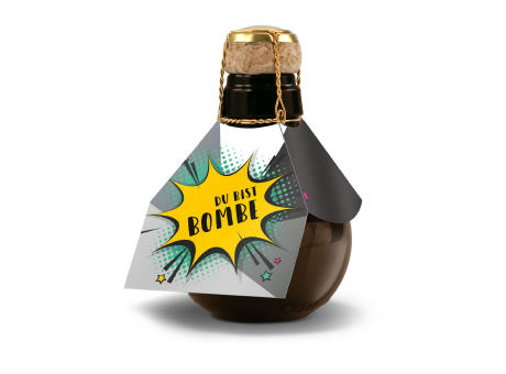 Kleinste Sektflasche der Welt! Du bist Bombe - Ohne Geschenkkarton, 125 ml Werbeartikel