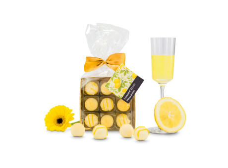 Geschenkset / Präsenteset: Limoncello Pralinen Werbeartikel