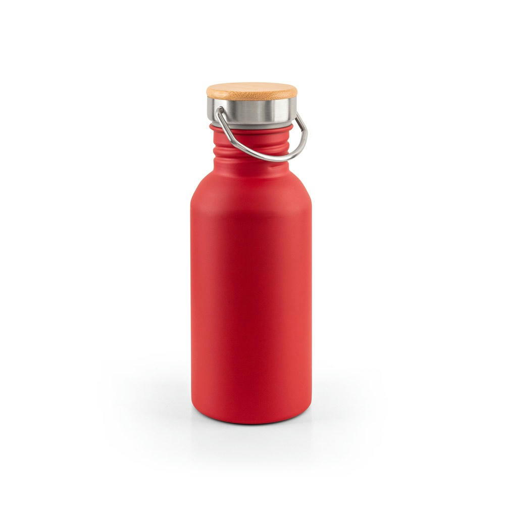 EWING. Edelstahlflasche (90 % recycelt) mit einwandiger Ausführung Werbeartikel