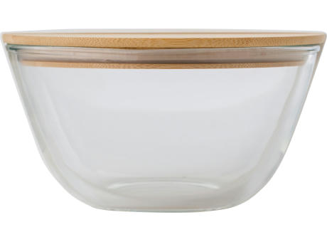Salatschüssel aus Glas Isabeau Werbeartikel