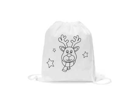Product image GLENCOE. Weihnachtlicher Turnbeutel zum bemalen bedrucken