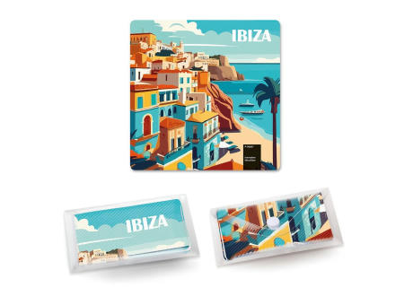 Product image POLYCLEAN Displaytuch 15x15 cm im Etui, All-Inclusive-Paket Werbeartikel