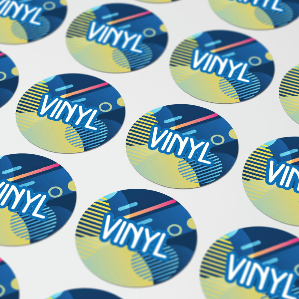 Vinyl Sticker Rund Ø 20 mm Werbeartikel