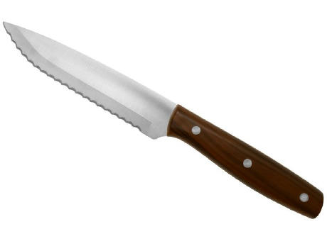 Steakmesser 'Milano', ABS Holzoptik Werbeartikel