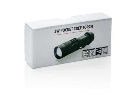Kompakte 3W Cree Taschenlampe Werbeartikel