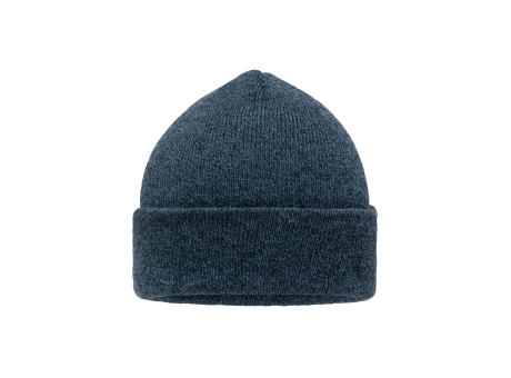 Product image Melange Beanie - Melierte Strickmütze mit Umschlag Werbeartikel