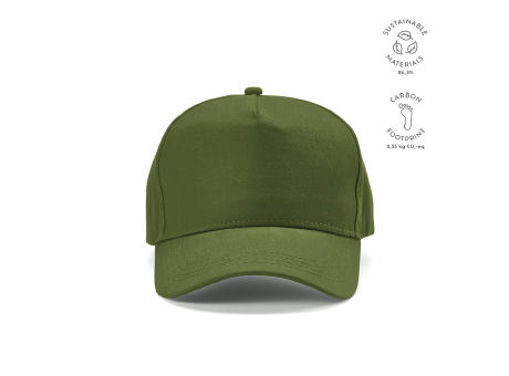 Hendrix Kappe recy.Baumwolle 280 g/m². Metall-Schnallenverschluss Werbeartikel