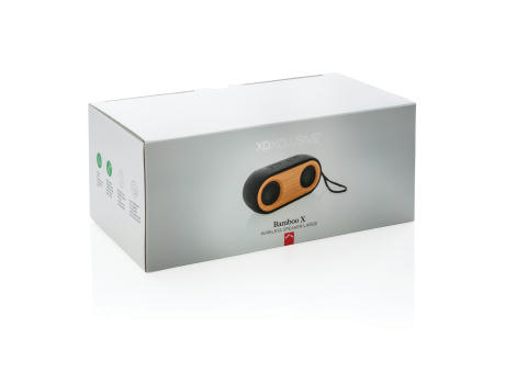 Bamboo X doppelter Lautsprecher Werbeartikel