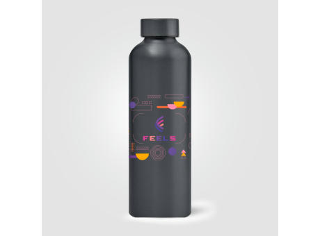 Product image Astrid Trinkflasche Metallic aus recyceltem Edelstahl - 710 ml Werbeartikel