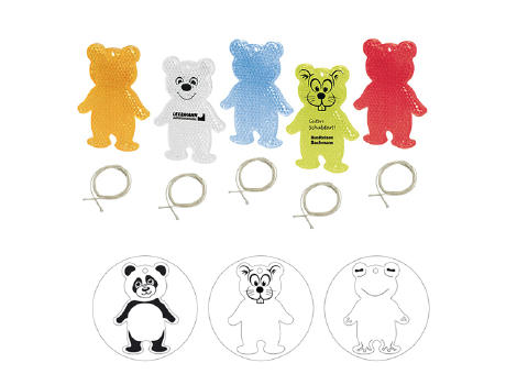 Sicherheits-Reflektor "Bär" Werbeartikel