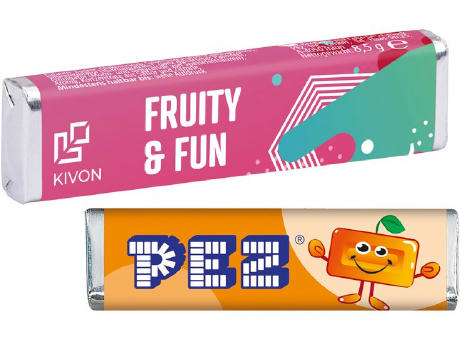 PEZ Bonbonriegel Werbeartikel