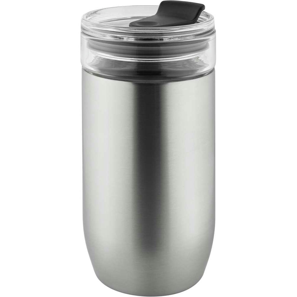 Product image Metmaxx® Thermobecher "CremaGourmetMedium" silber Werbeartikel