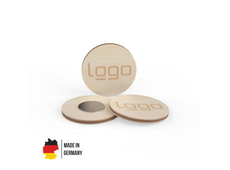 Kühlschrankmagnet rund (FSC® zertifiziert) bedrucken