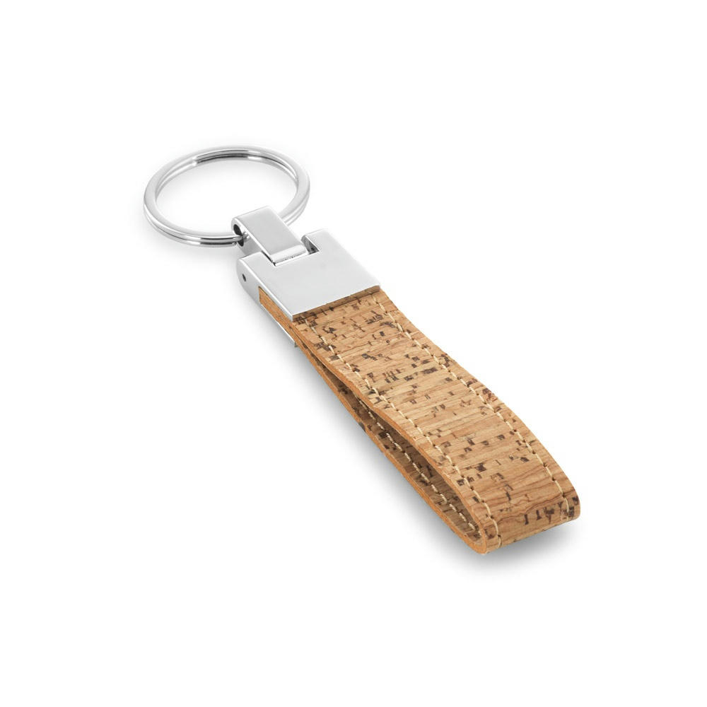 Product image CORKS. Schlüsselanhänger aus Kork und Metall Werbeartikel