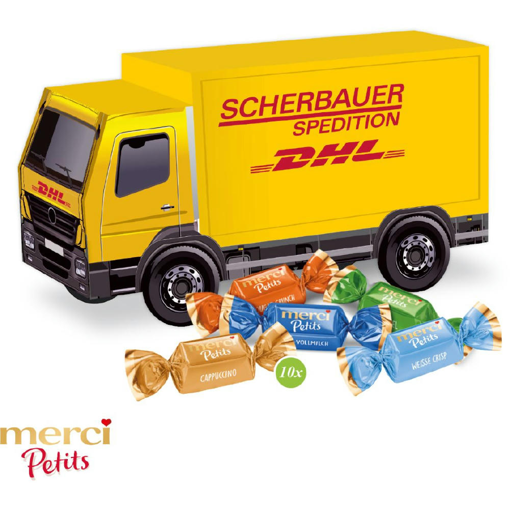 Product image 3D Präsent "LKW" mit Merci Petits Werbeartikel