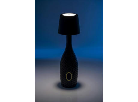 FARO höhenvariable Tischleuchte mit Flaschenadapter Werbeartikel