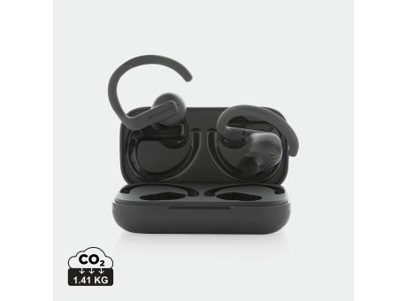 Urban Vitamin Pacifica Ohrhörer aus RCS recycelt. Kunststoff Werbeartikel