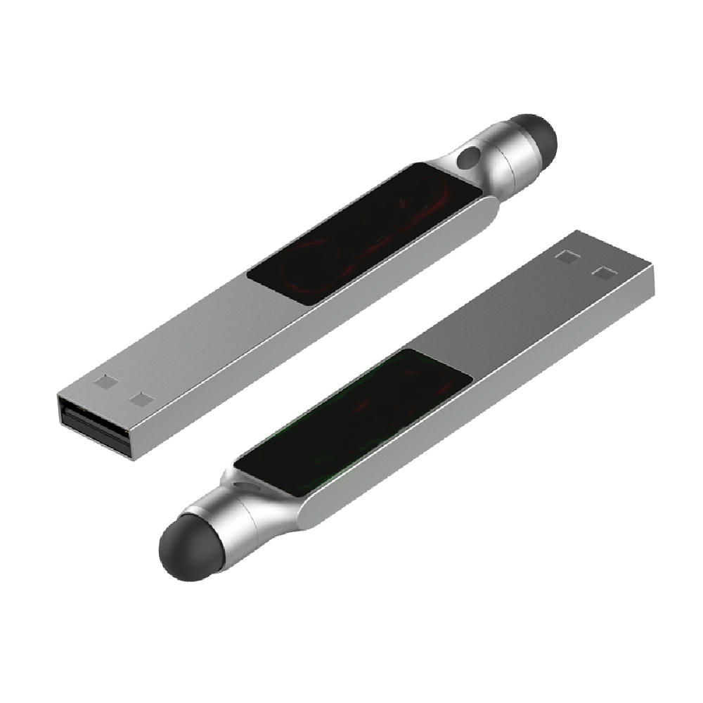 USB-Stick LED 06 USB 2.0 COB   1 GB Schwarz Werbeartikel
