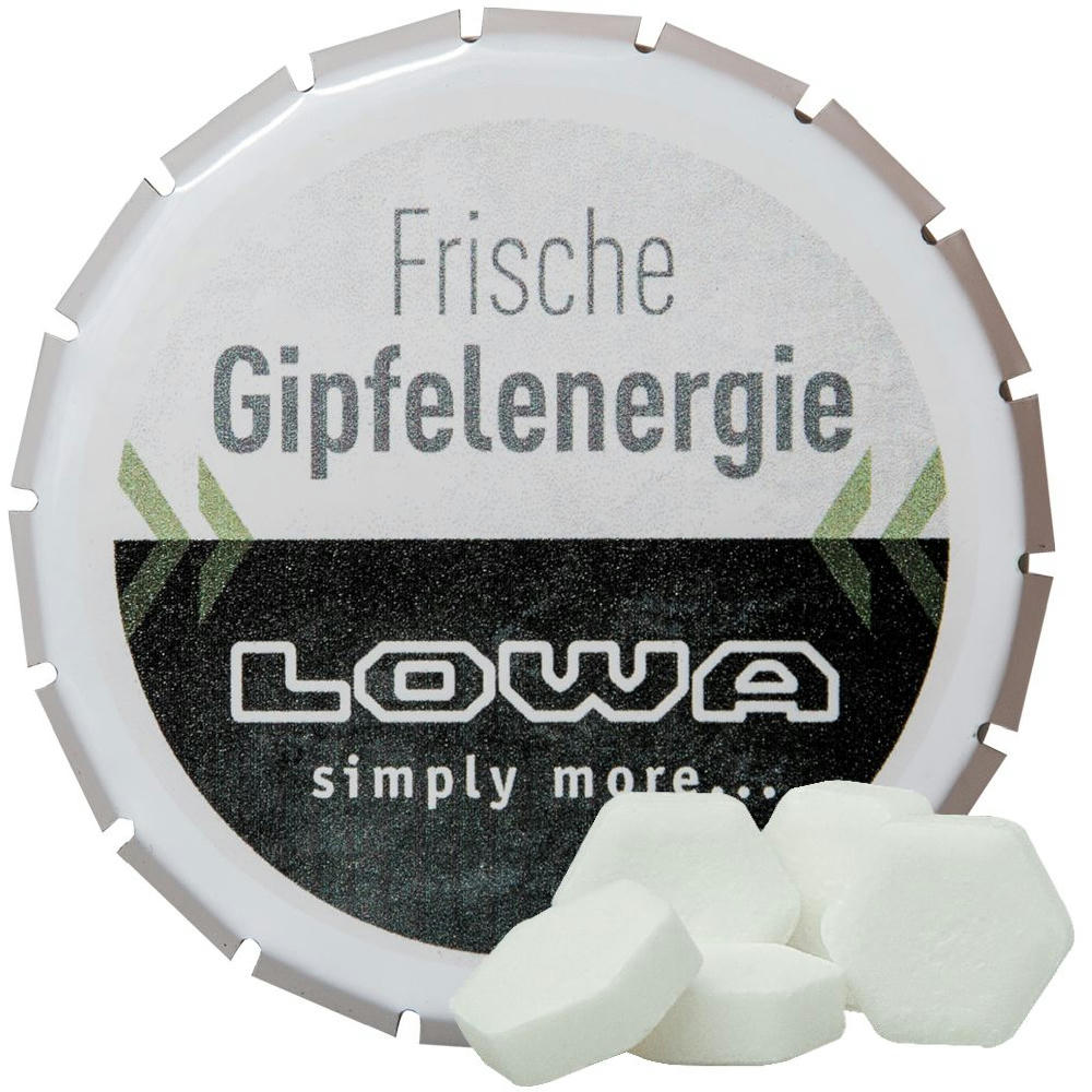 Product image Traubenzucker Orange Drops, ca. 20g, Klick-Klack Dose weiß Werbeartikel