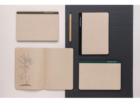 Stylo Bonsucro zertifiziertes Zuckerrohrpapier Notizbuch A5 bedrucken