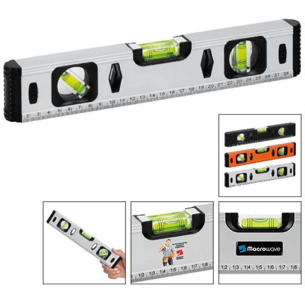 Product image Aluminium-Wasserwaage "Profi Level 300 grau" Werbeartikel