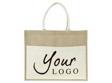 Shopper aus Jute Livvie bedrucken