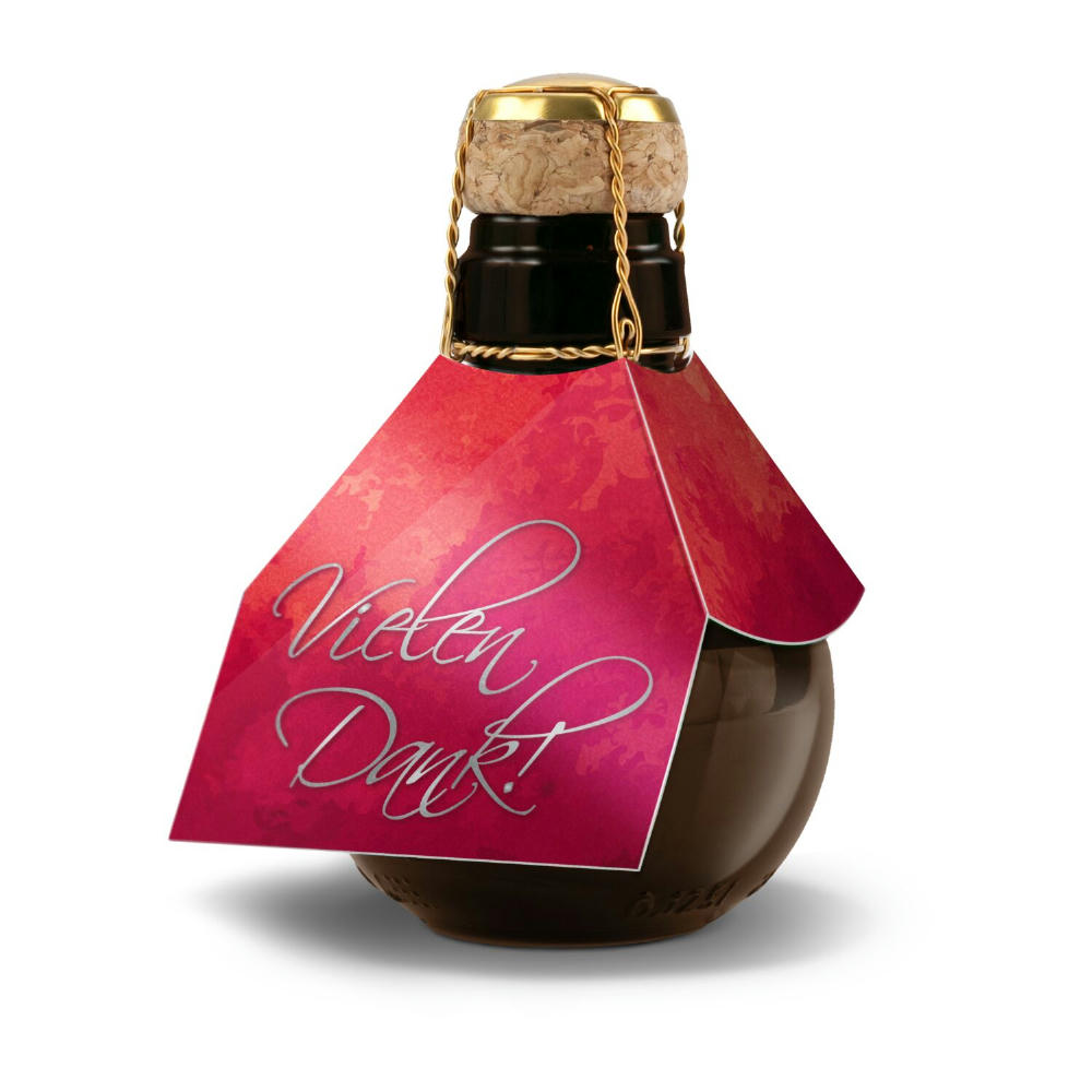 Product image Kleinste Sektflasche der Welt! Vielen Dank - Ohne Geschenkkarton, 125 ml Werbeartikel