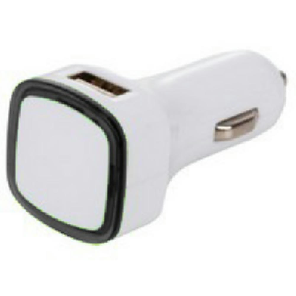 Car Charger 01 (2,1 A) Blau Transparent Werbeartikel