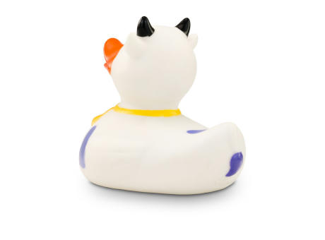 Werbeente Karla Kuh Lila-Weiß Werbeartikel