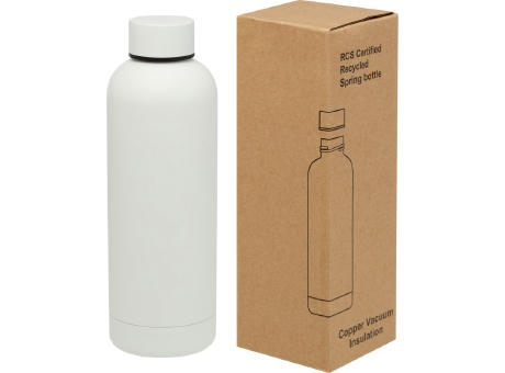 Product image Spring 500 ml RCS-zertifizierte Kupfer-Vakuum Isolierflasche aus recyceltem Edelstahl Werbeartikel