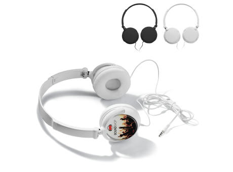 Kopfhörer mit drehbaren Ohrmuscheln Werbeartikel