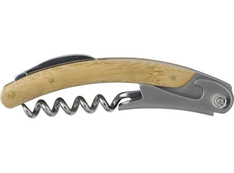 Product image Kellnermesser mit Bambusverkleidung Lenny Werbeartikel