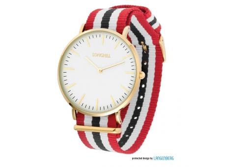 Product image Metalluhr TEXSTYLE FLAT BIG Werbeartikel