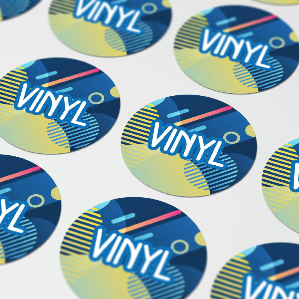 Vinyl Sticker Rund Ø 45 mm Werbeartikel