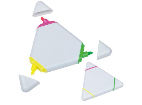 Textmarker Dreieck bedrucken