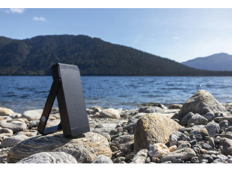 Skywave 10000mAh Solarpowerbank aus RCS recycelt. Kunststoff bedrucken