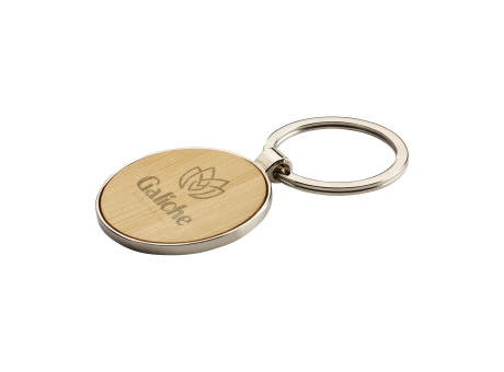 Product image Bamboo Key Circle Schlüsselhänger Werbeartikel