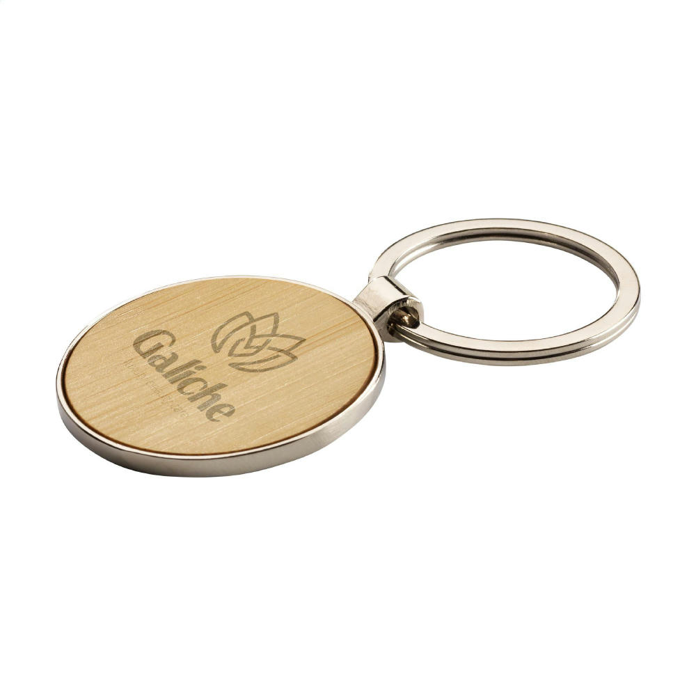 Product image Bamboo Key Circle Schlüsselhänger Werbeartikel