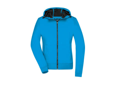 Ladies' Hooded Softshell Jacket - Softshelljacke mit Kapuze im sportlichen Design Werbeartikel