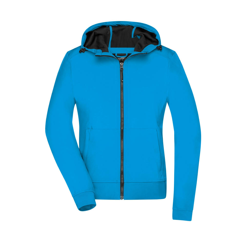 Product image Ladies' Hooded Softshell Jacket - Softshelljacke mit Kapuze im sportlichen Design Werbeartikel
