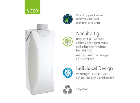 500 ml Tafelwasser „still“ (Tetra Pak) – Pfandfrei Werbeartikel