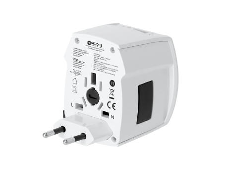 Universal Reise Adapter Skross MUV USB 30W PD Werbeartikel