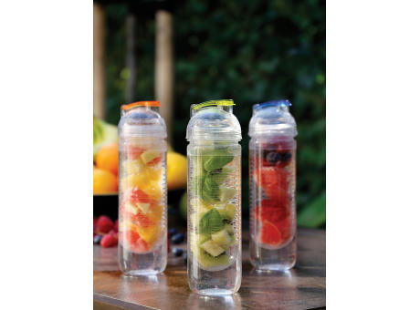 Wasserflasche mit Aromafach Werbeartikel