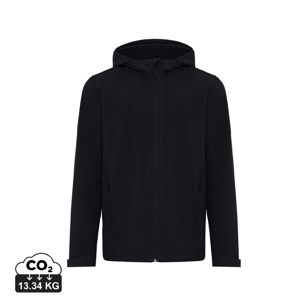 IQONIQ Makalu Herren Softshelljacke aus recyceltem Polyester Werbeartikel