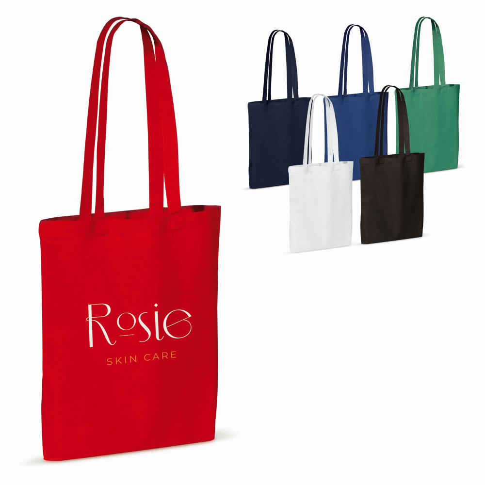 Tasche aus recycelter Baumwolle 140g/m² 38x42cm Werbeartikel