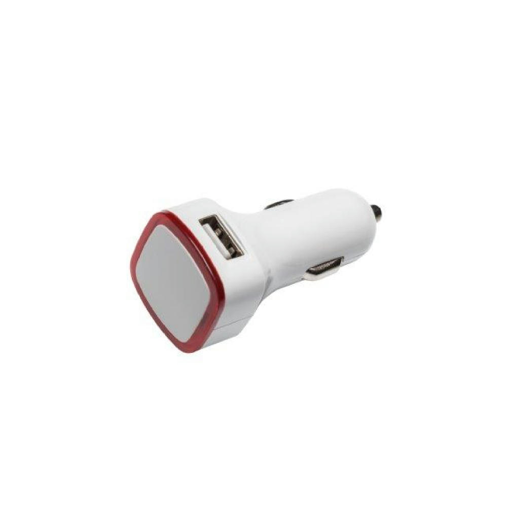 Car Charger 01 (2,1 A) Blau Transparent Werbeartikel
