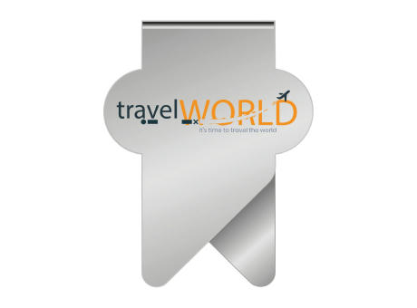 Product image ROMINOX® Mehrweg-Büroklammer X Clip Variante A, idealer Mailingartikel für Dokumente, bis zu 12 Seiten Klemmkraft Werbeartikel