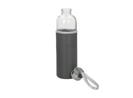 Product image Glasflasche mit Hülle "Pure", 0,7l bedrucken