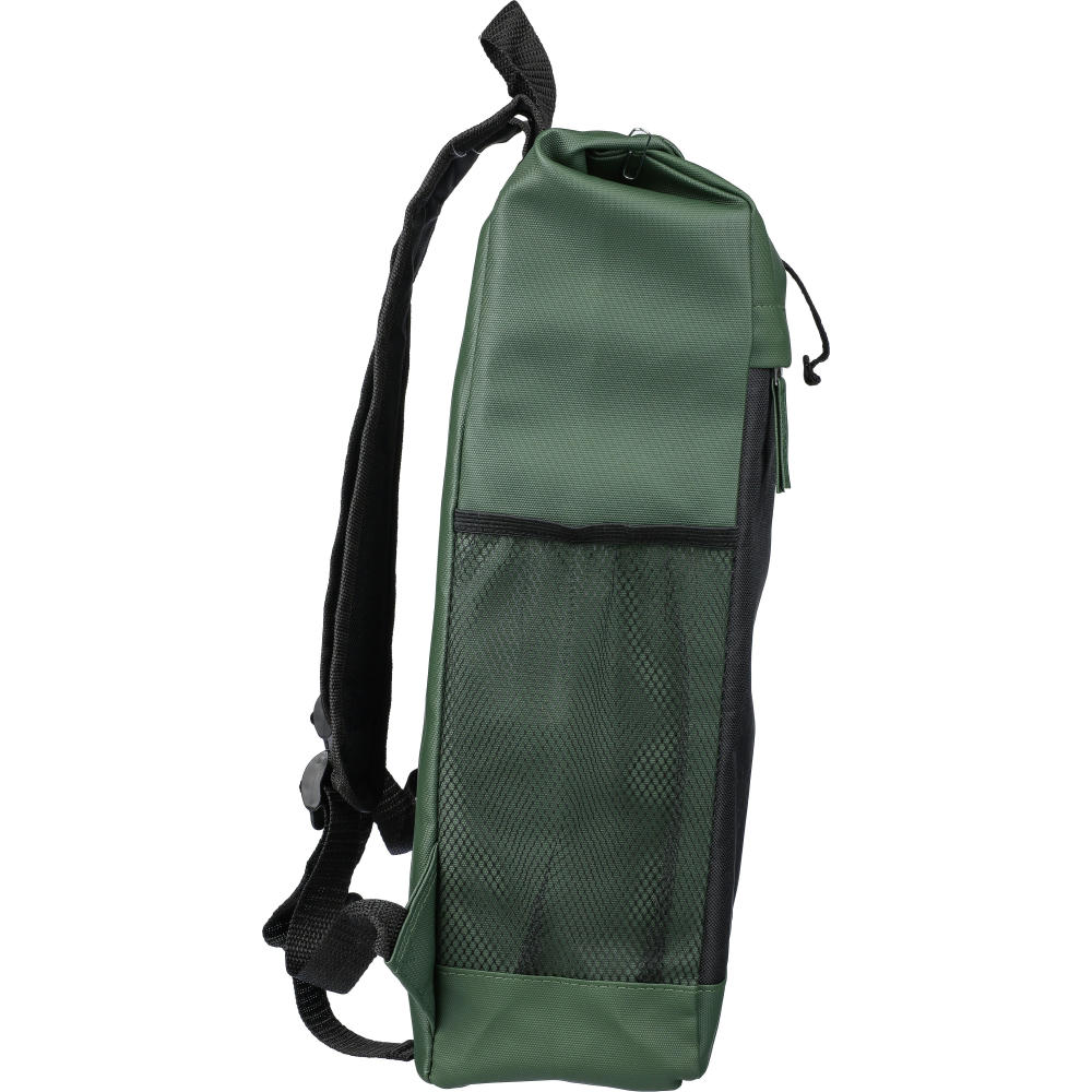 rPET-Polyester (600D) Rolltop-Rucksack Yani Werbeartikel