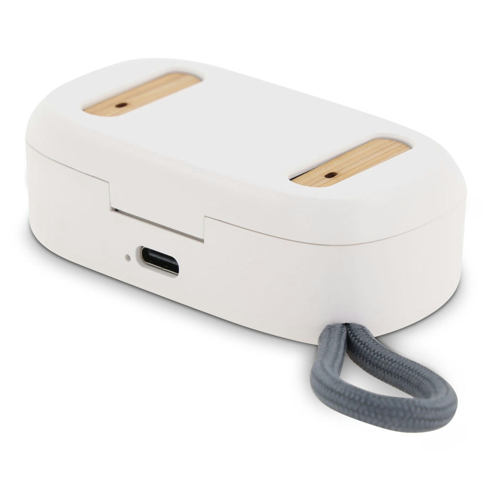 TWS Earbuds bamboo Werbeartikel